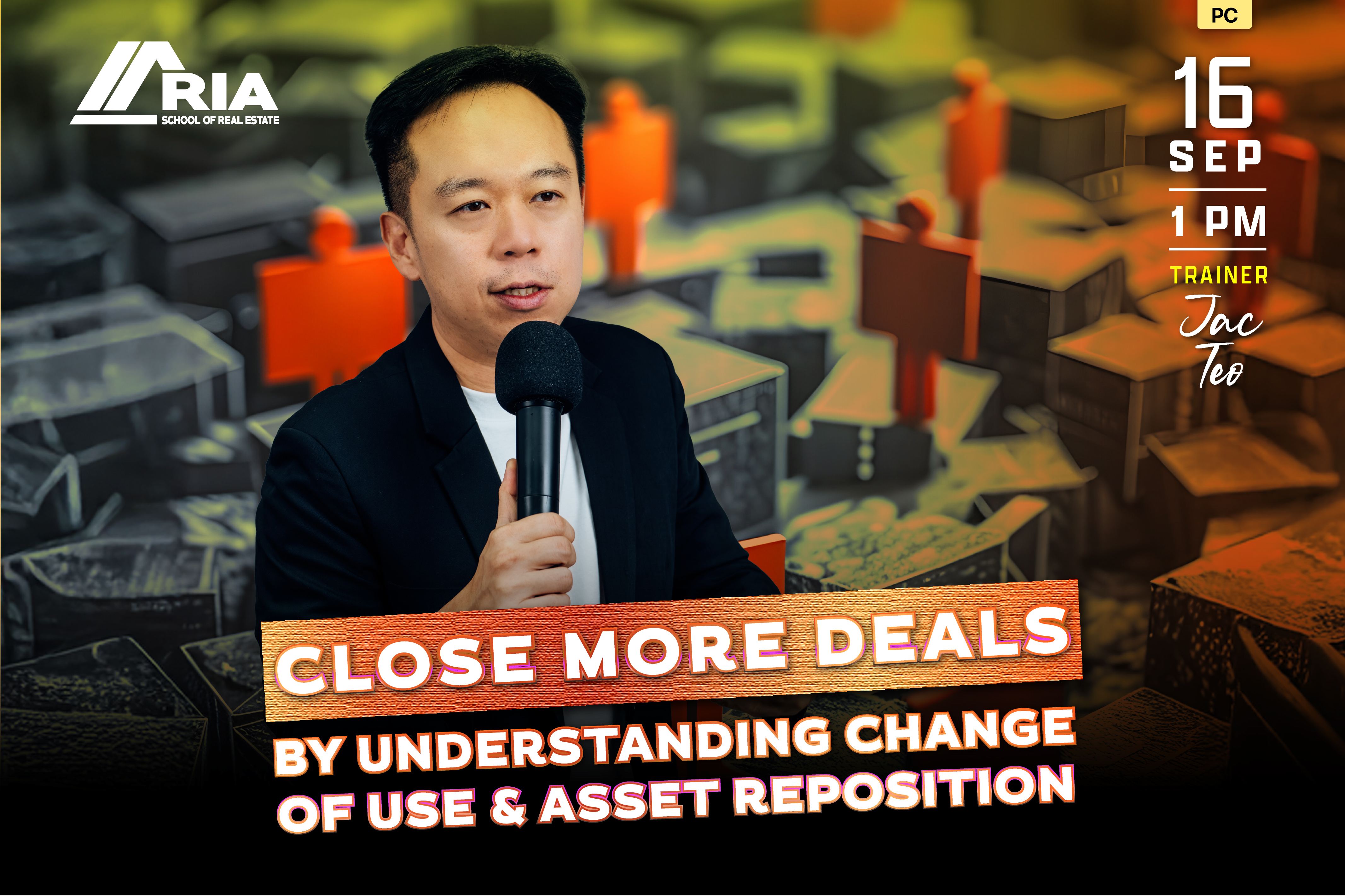 PC-CRS-260169 - CLOSE MORE DEALS BY UNDERSTANDING CHANGE OF USE & ASSET REPOSITION - ONLINE (ZOOM)