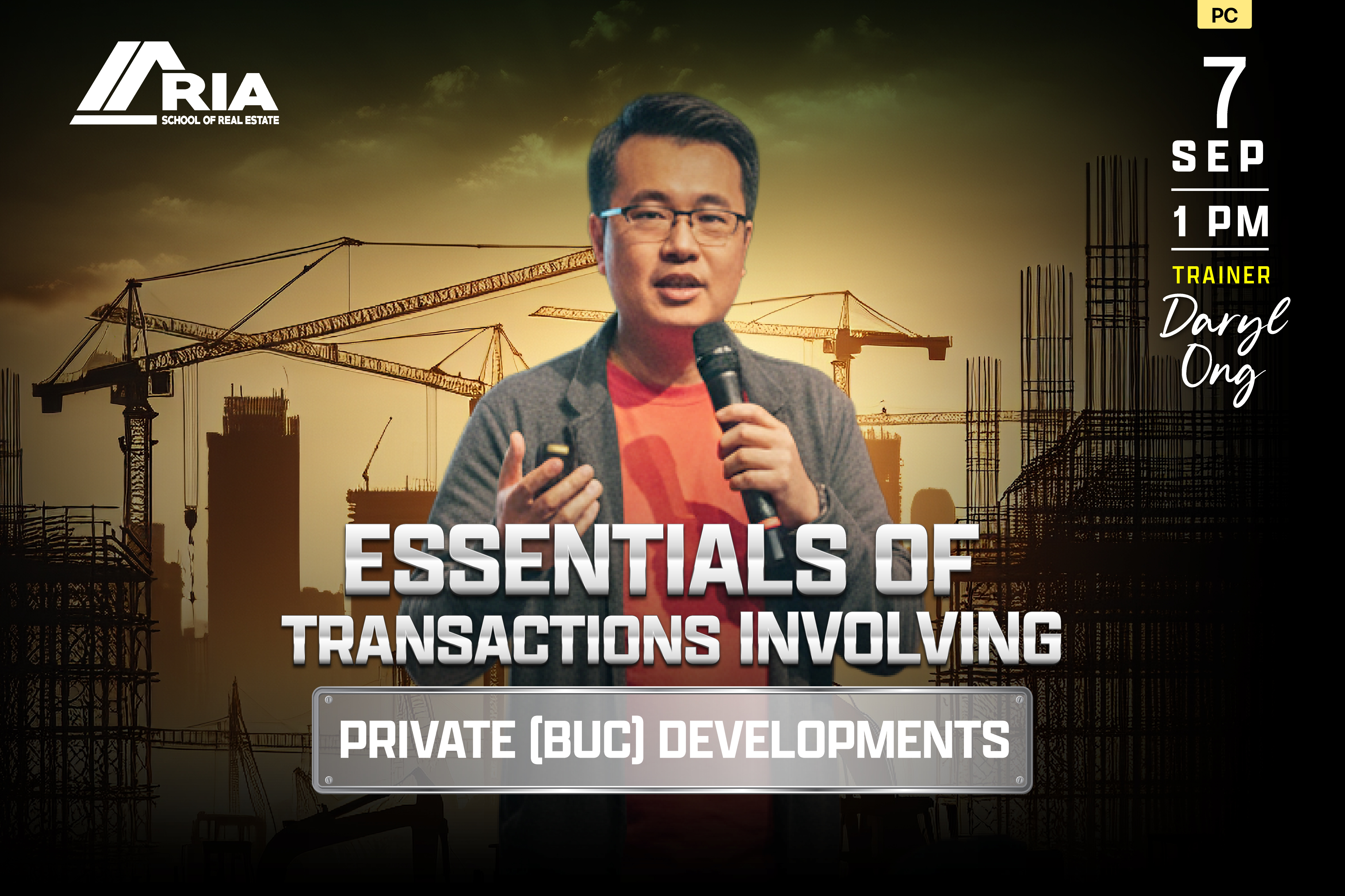 PC-CRS-260139 - ESSENTIALS OF TRANSACTIONS INVOLVING PRIVATE BUC DEVELOPMENTS - ONLINE (ZOOM)