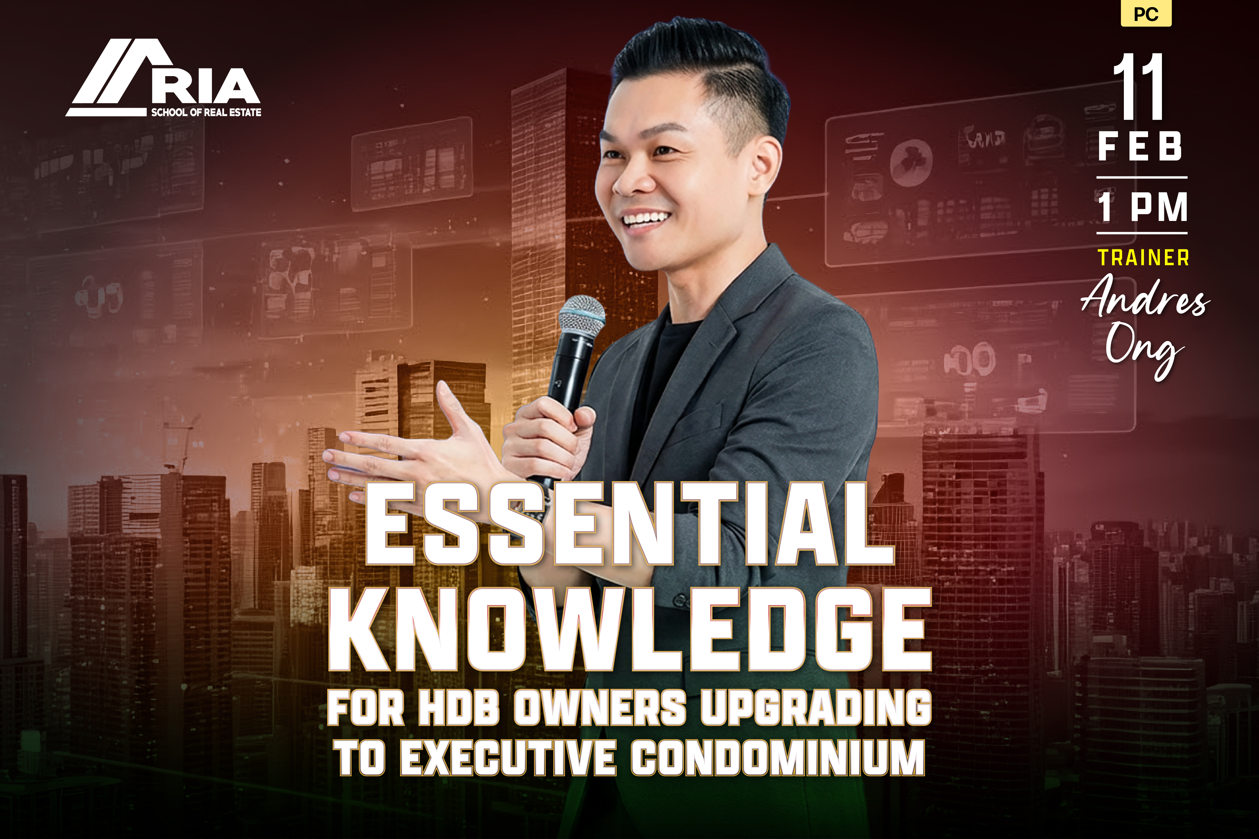 PC-CRS-260056 = ESSENTIAL KNOWLEDGE FOR HDB OWNERS UPGRADING TO EXECUTIVE CONDO - ONLINE (ZOOM)