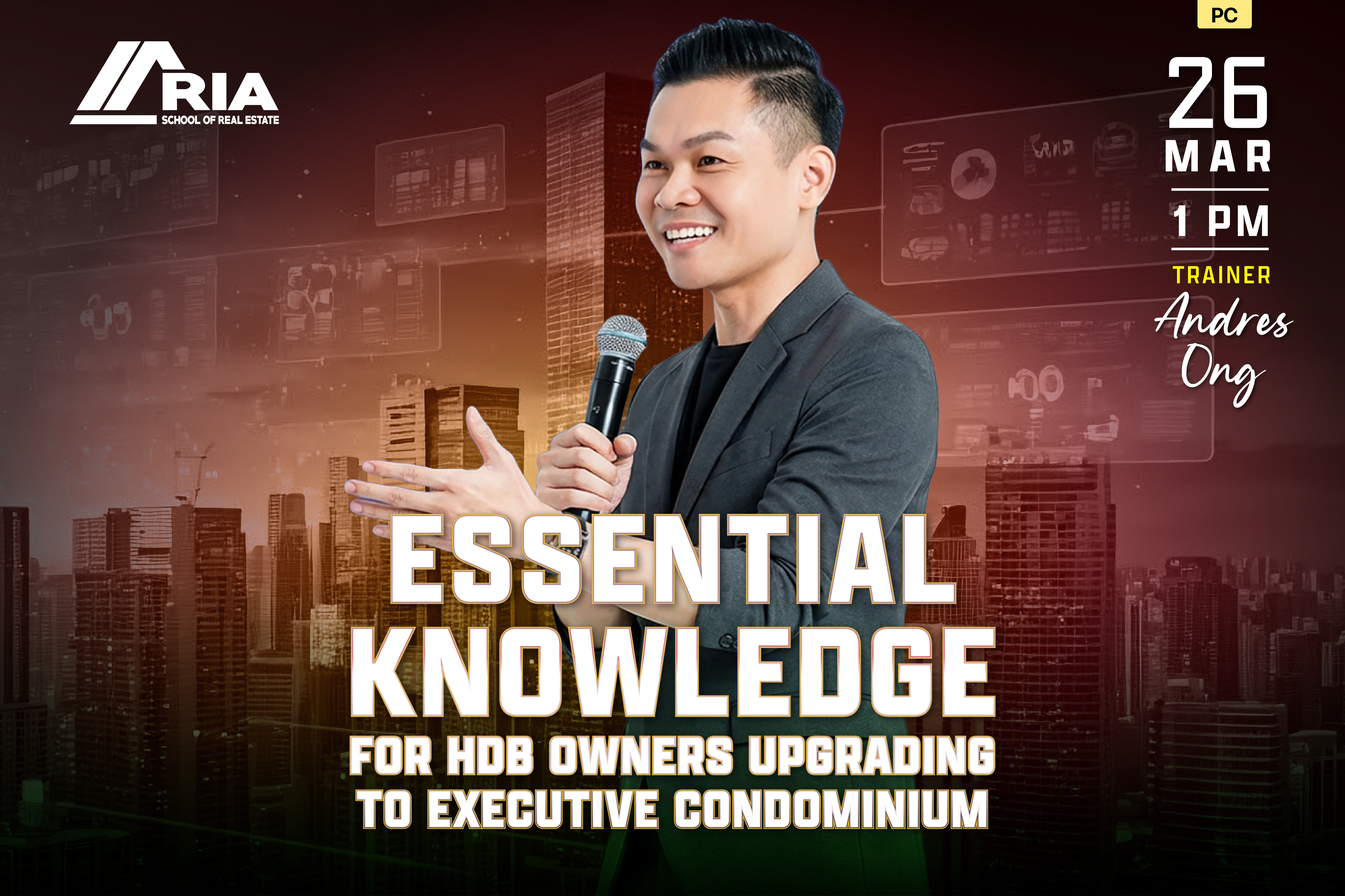 PC-CRS-260056 = ESSENTIAL KNOWLEDGE FOR HDB OWNERS UPGRADING TO EXECUTIVE CONDO - ONLINE (ZOOM)