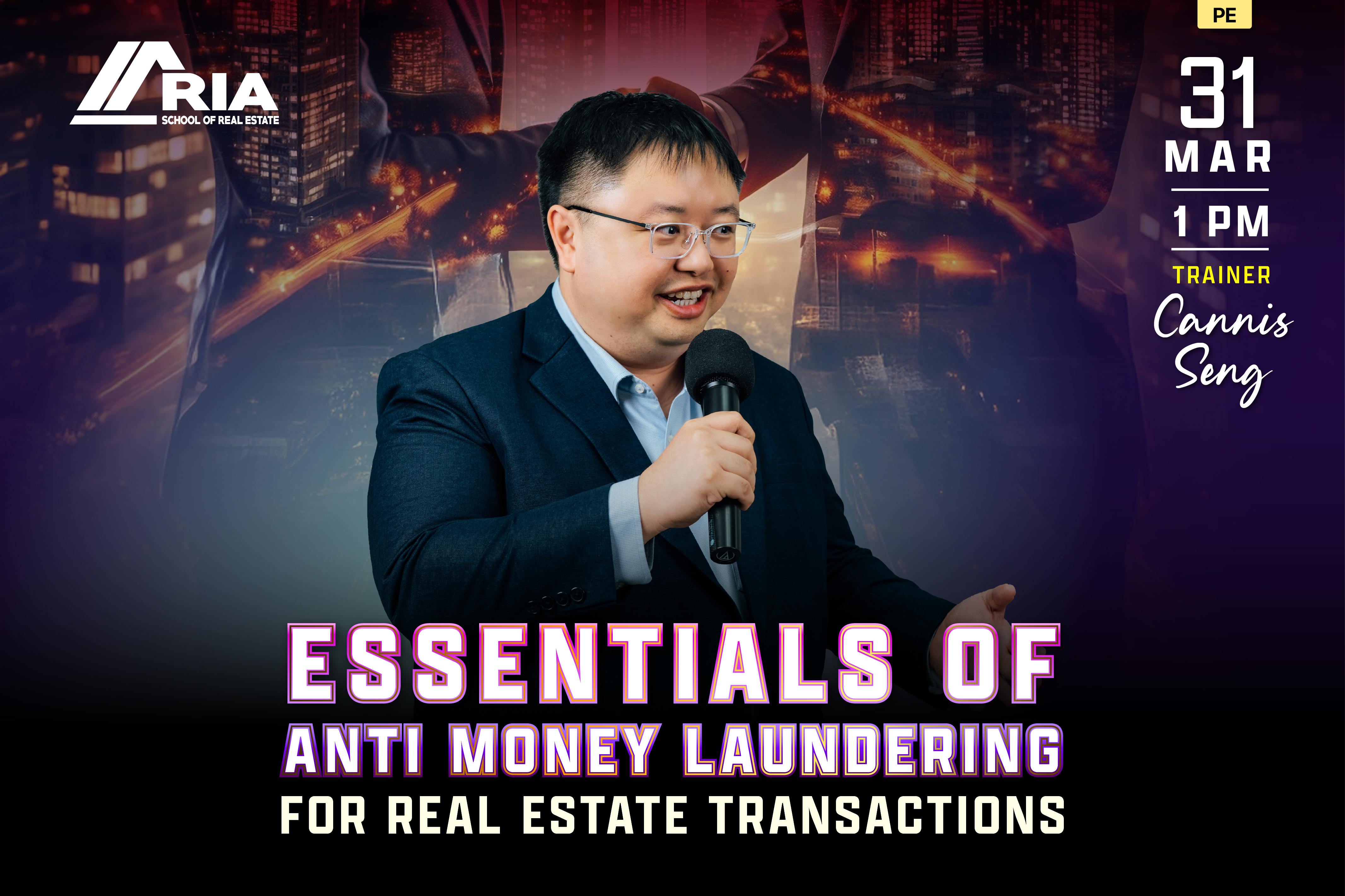 PE-CRS-260161 = ESSENTIALS OF ANTI MONEY LAUNDERING FOR REAL ESTATE TRANSACTIONS - ONLINE (ZOOM)
