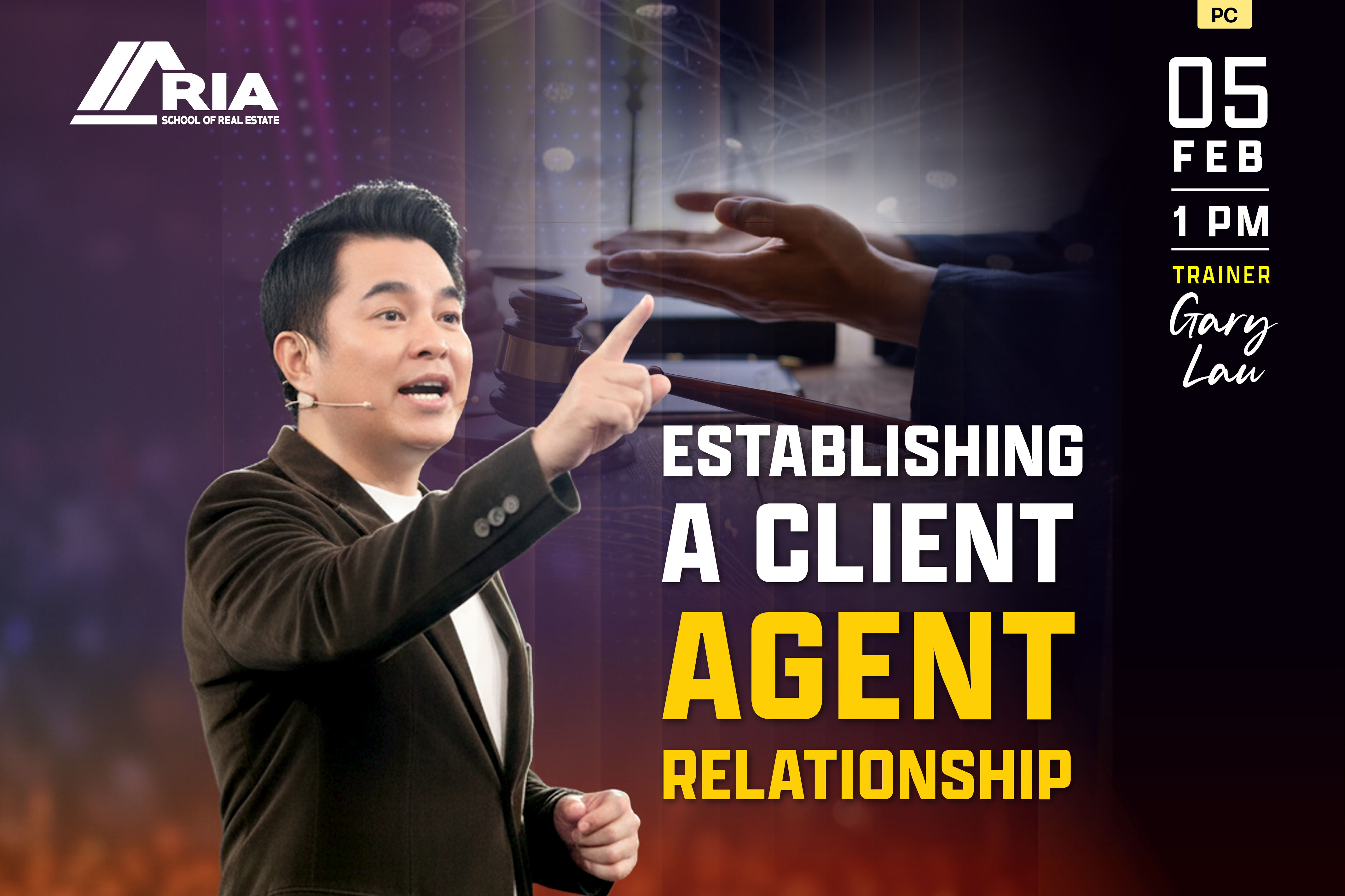 PC-CRS-260018 = ESTABLISHING A CLIENT-AGENT RELATIONSHIP - ONLINE (ZOOM)