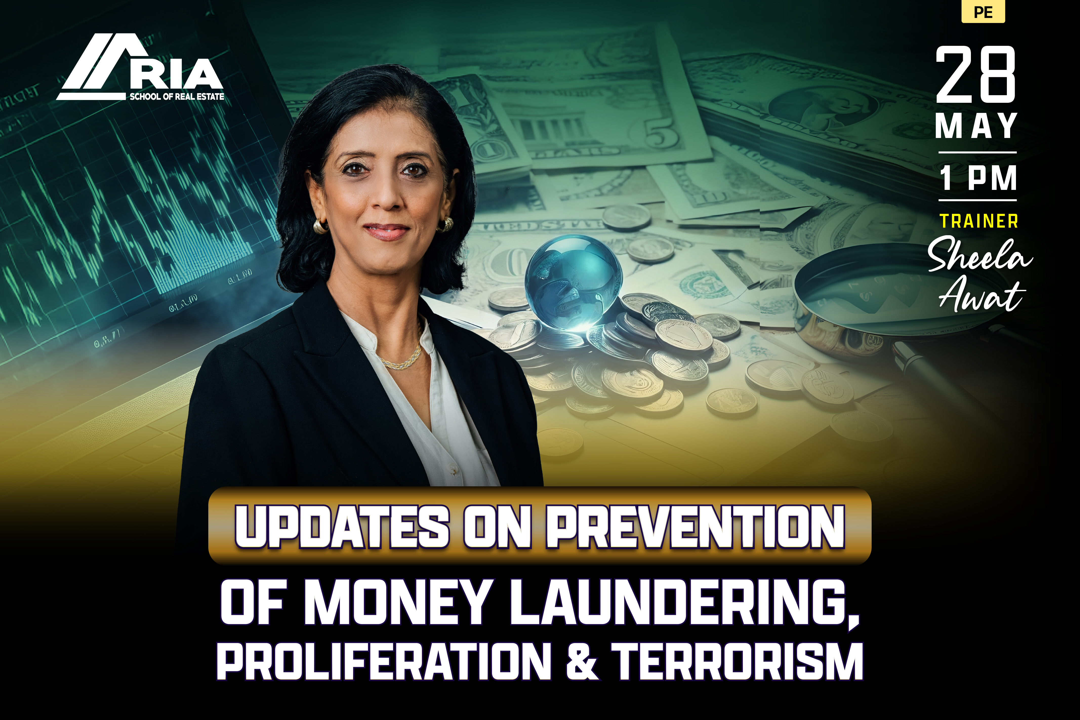 PE-CRS-260170 : UPDATES ON PREVENTION OF MONEY LAUNDERING, PROLIFERATION & TERRORISM - ONLINE (ZOOM)